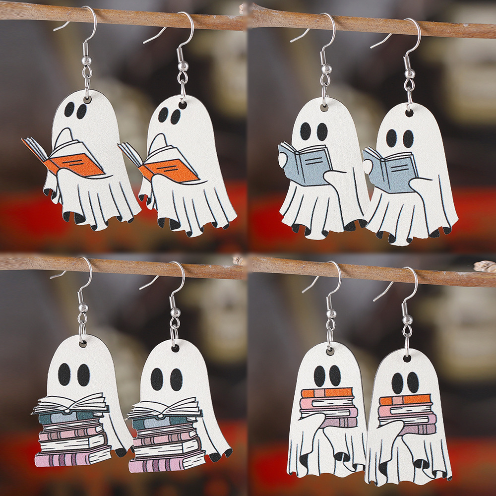 Ethnic Fashion Book - Orecchini fantasma per libri di Halloween