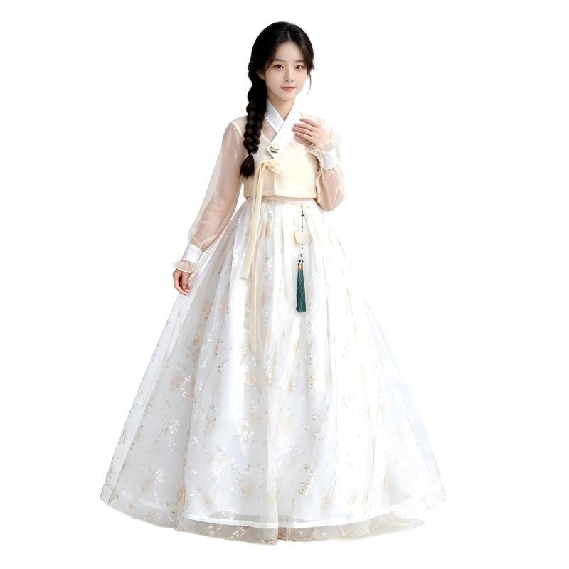 Hanbok Modern Set - Hanbok Coreano Moderno per Donne, Top