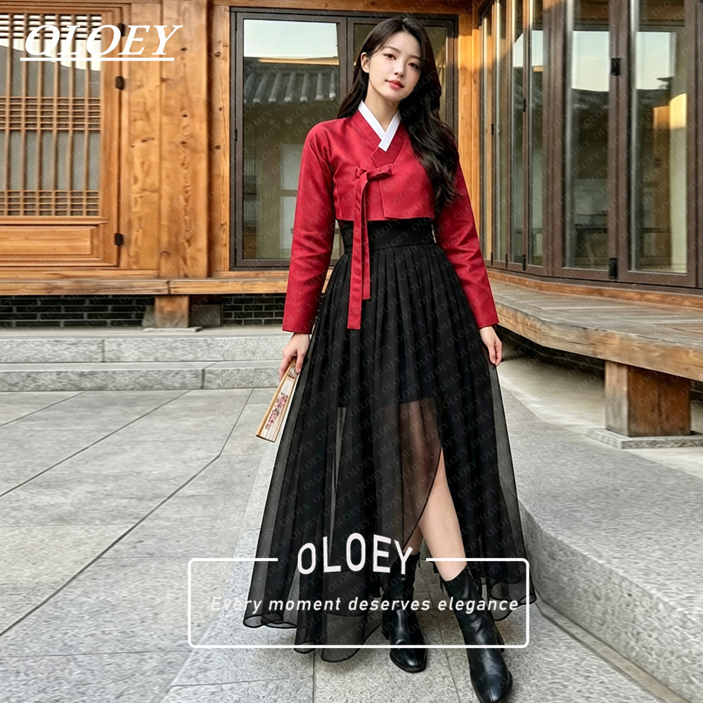 Hanbok Modern Set - OLOEY Set Hanbok Corto Moderno per