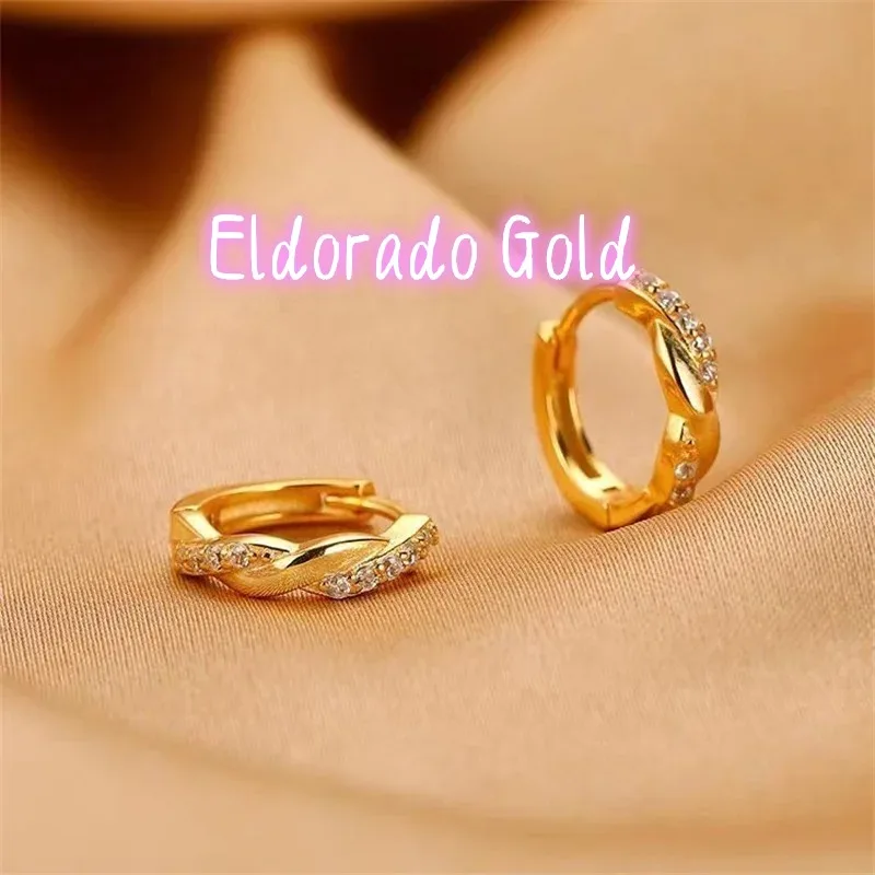Ethnic Fashion Trend - Orecchini Eldorado Gold 2025 in Oro