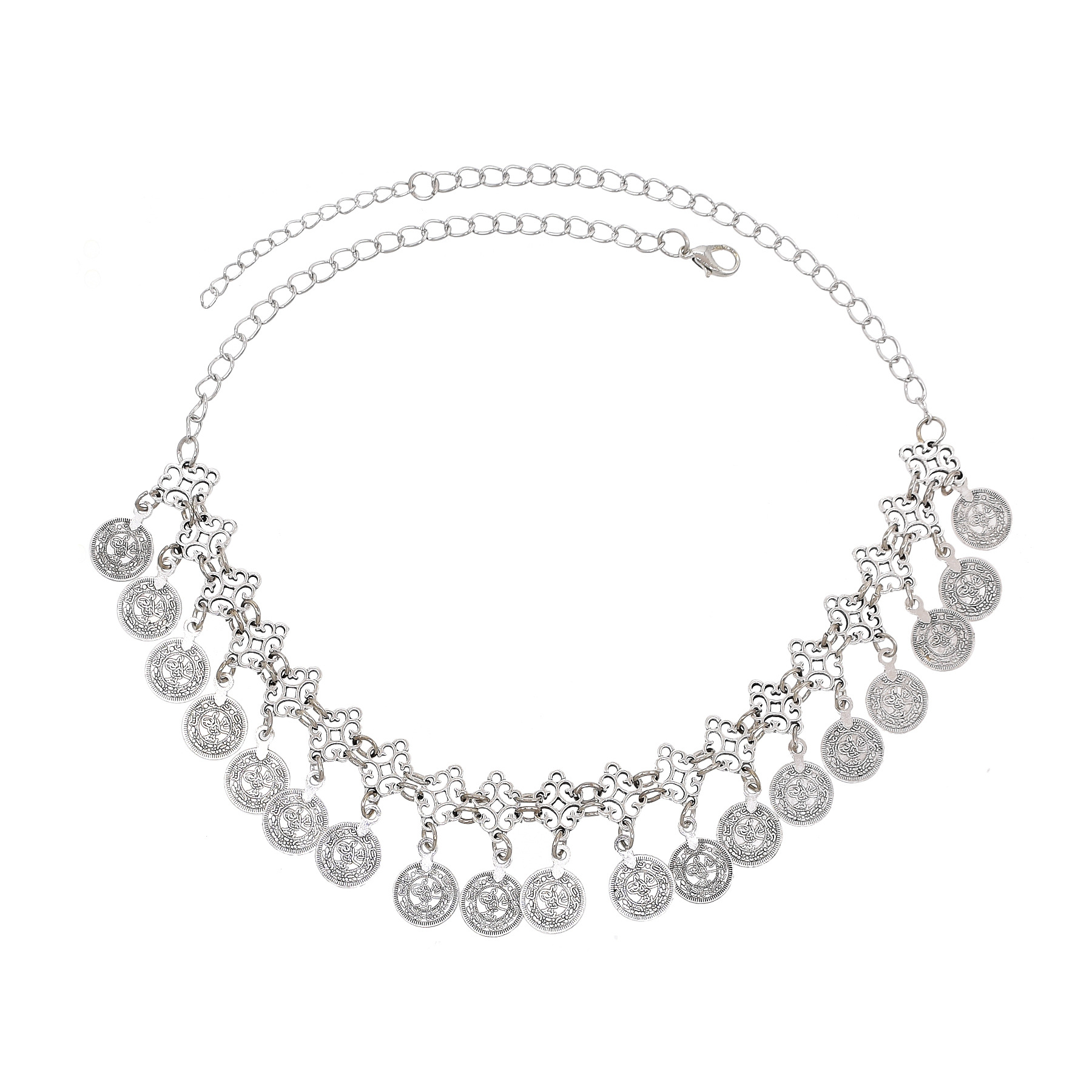Ethnic Fashion Co In - Monete in lega color argento vintage