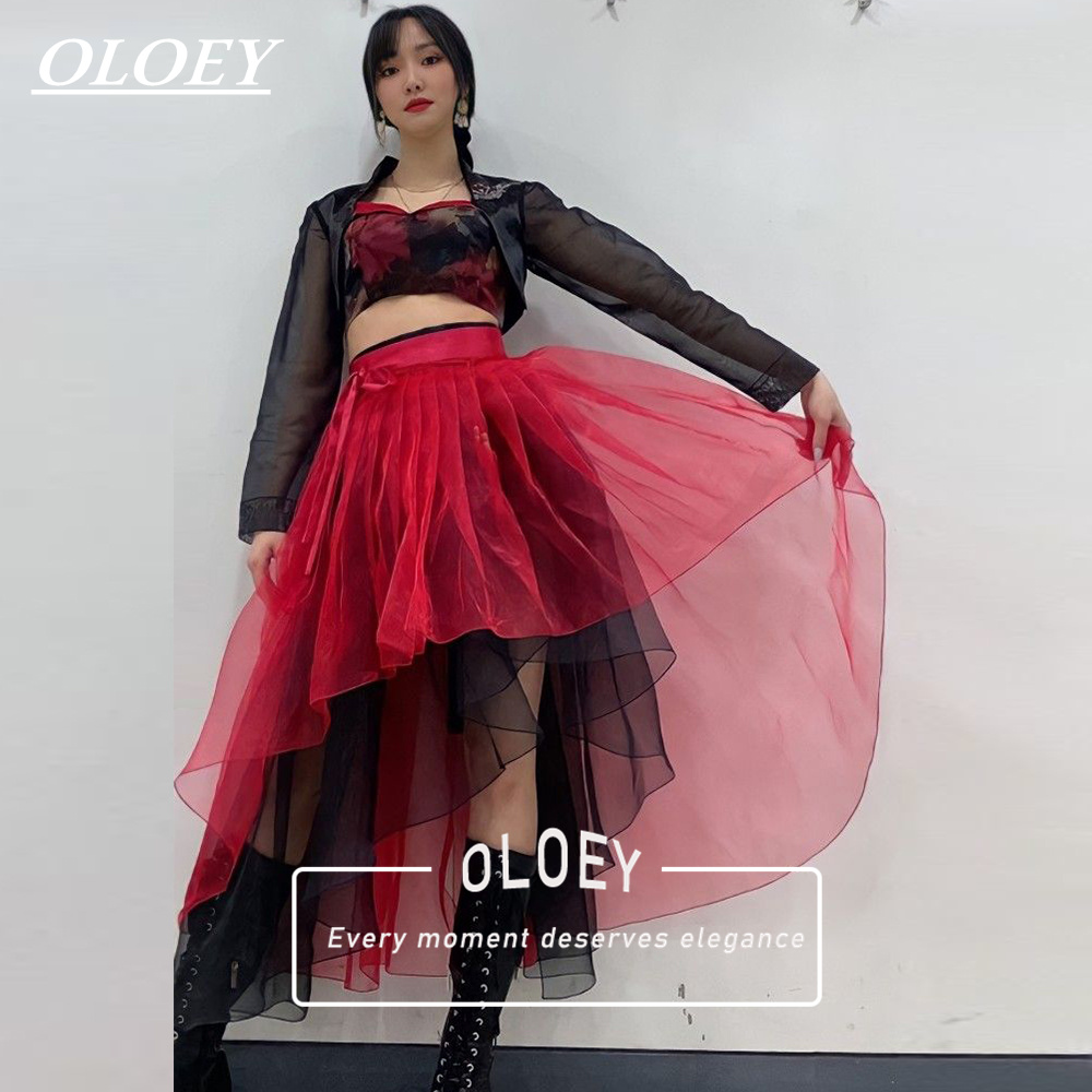Hanbok Modern Set - OLOEY Set Hanbok Moderno Rosso e