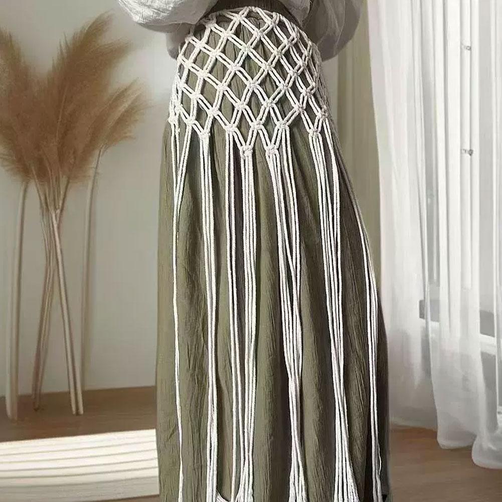 Ethnic Fashion Designers - Cintura con Nappe e Frange in