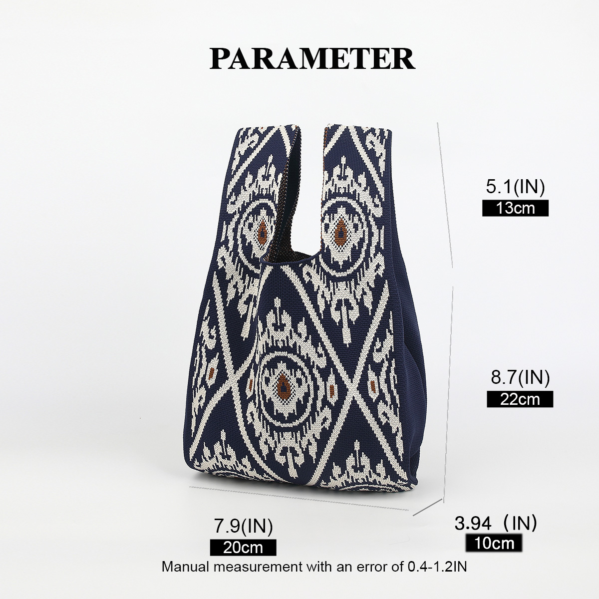 Borsa a mano lavorata a maglia - Ethnic Fashion Book recensione e prezzo