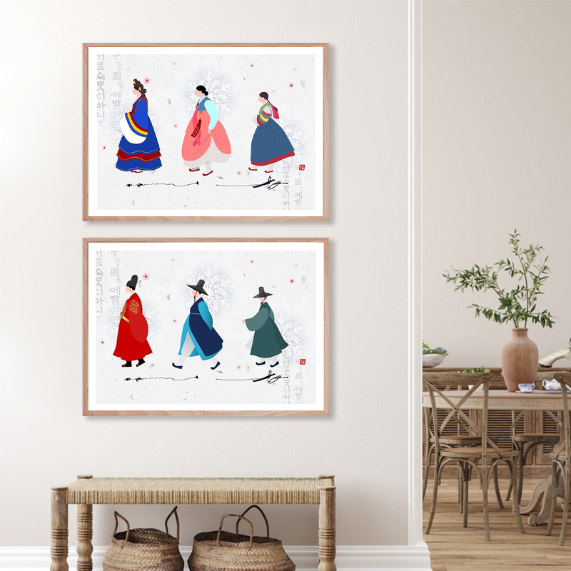 Stampa artistica coreana Tradi - Hanbok Modern Set recensione e prezzo