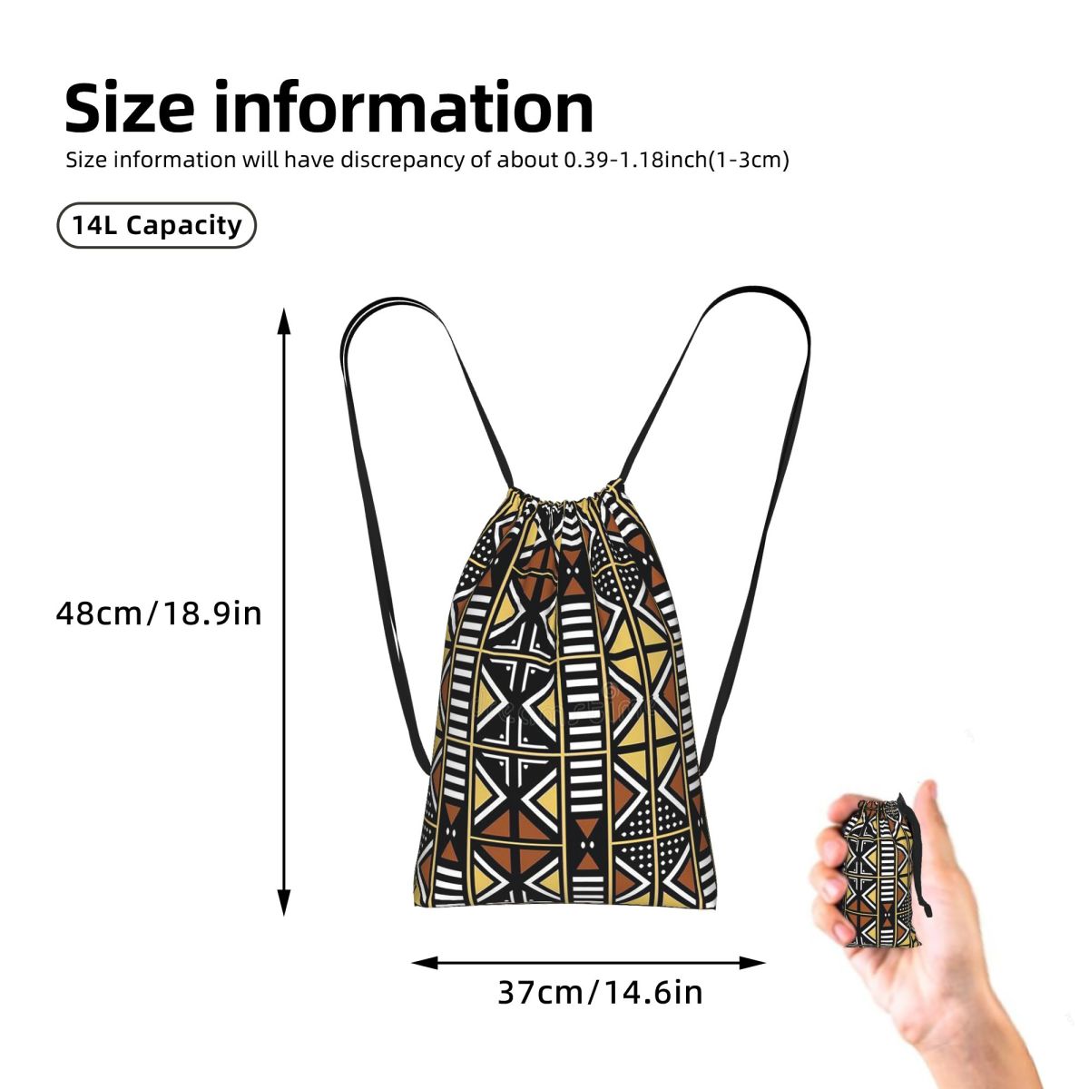 Zaini con motivo africano Bogo - Ethnic Fashion Book recensione e prezzo