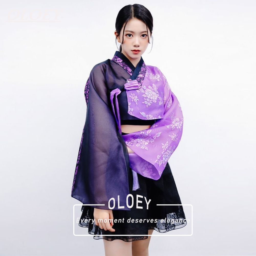 OLOEY Hanbok vintage nero viol - Hanbok Modern Set recensione e prezzo