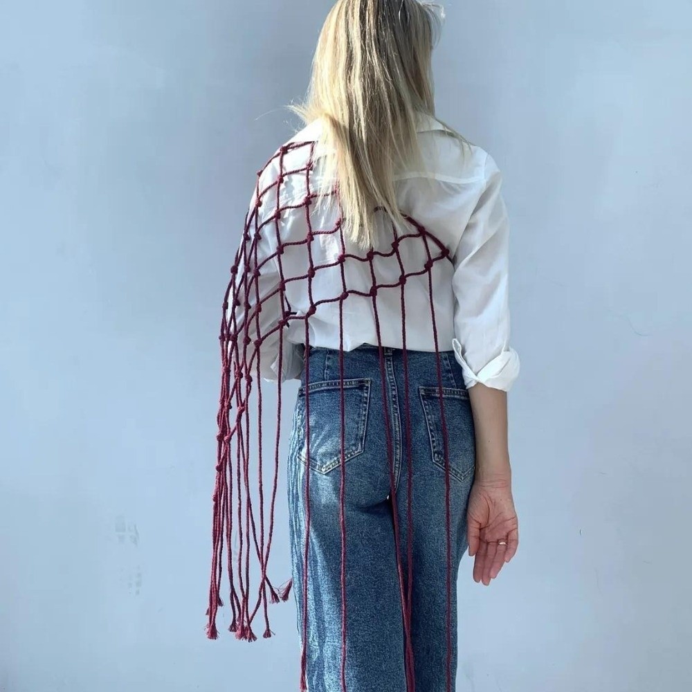 Sciarpa Bohemien con Frange a  - Ethnic Fashion Designers recensione e prezzo
