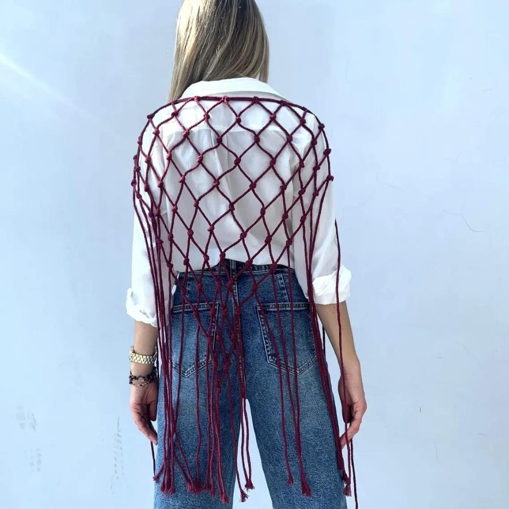 Sciarpa Bohemien con Frange a  - Ethnic Fashion Designers recensione e prezzo